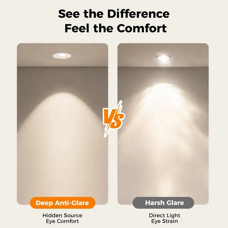 Heavy Duty 2 Pack 3 Inch 5CCT LED Pinhole Recessed Spotlight Lights With Integrated Junction Box Adjustable 36 Degree Beam Angle Top Shelf Accent Lamp For Artwork Shelving And Hallways Crisp Tuned Glow Zero Hassle Install