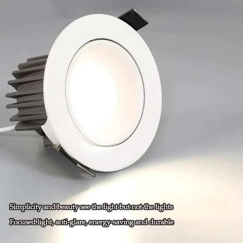Top Shelf Retro Fit Led Recessed Lights 13 Pack 3.5 And 4 Inch Downlights Round Baffle Trim 6000K Daylight White Aluminum Body Dead Simple Installation With Heavy Duty Heat Sink For Real Home Vibes