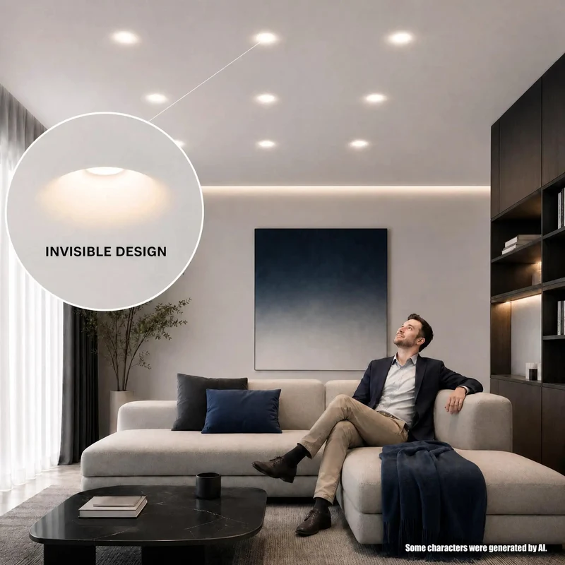 Matte White Recessed Downlight Fixture With Seamless Plaster Integration And Dead Simple Adjustable Embedded Bracket For Quick No Hassle Flush Mount Ceiling Spotlight Setup GU10