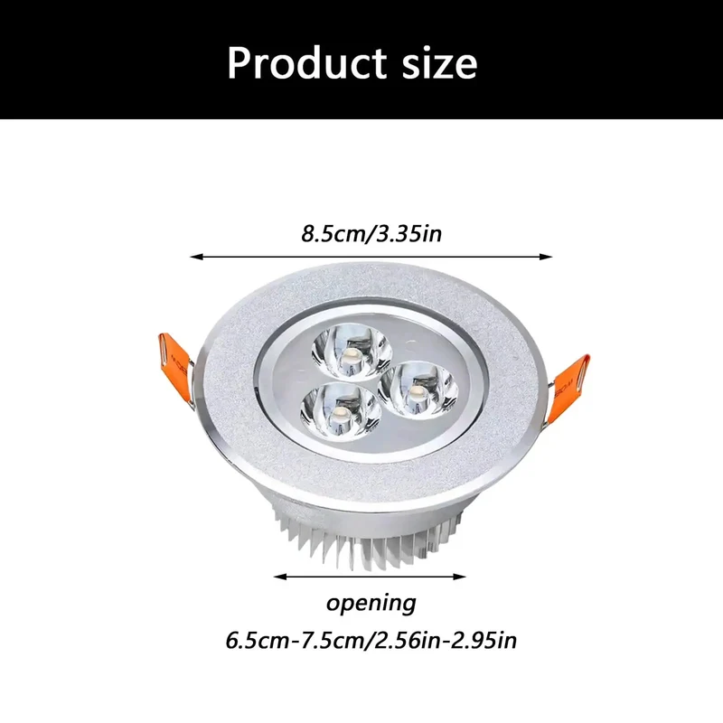 Sleek Recessed LED Downlight Featuring Top Shelf Aluminum Housing And A Frosted Silver Trim Delivers Hella Bright White Accent Lighting For Drop In Ceiling Cabinets And Gallery Walls