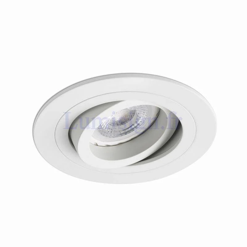 Spot encastrable orientable RADON rond blanc