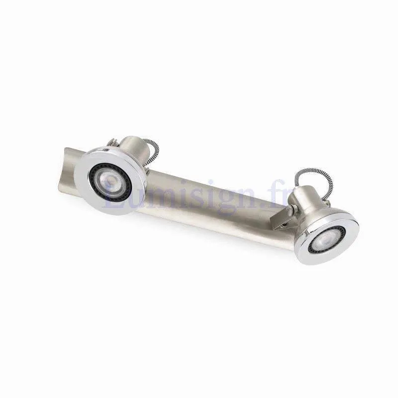 Rampe de spots RING-2 nickel mat
