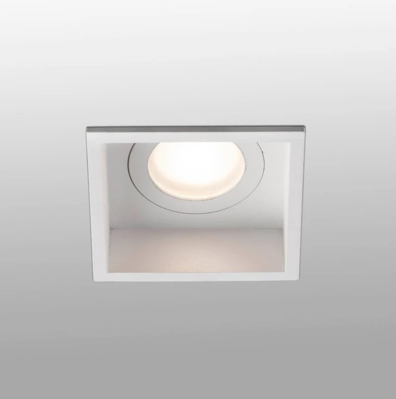 Spot encastrable IP44 HYDE carré blanc