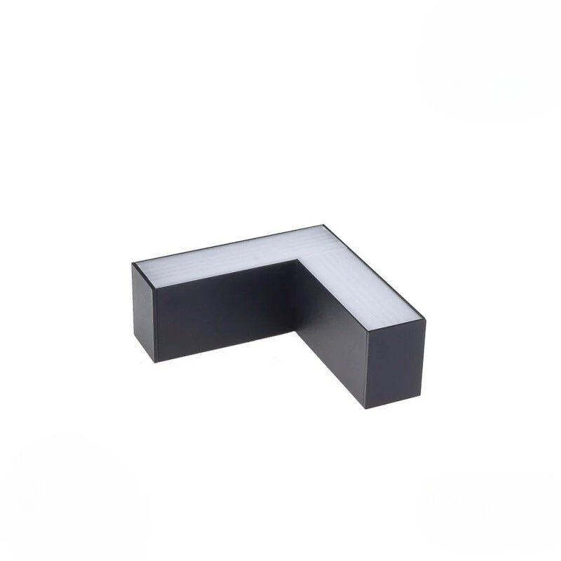 Connecteur 8W pour Luminaire Suspendu Interconnectable en L NOIR
