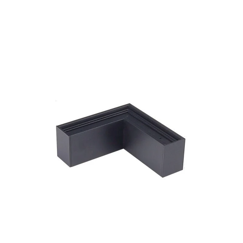 Connecteur 8W pour Luminaire Suspendu Interconnectable en L NOIR