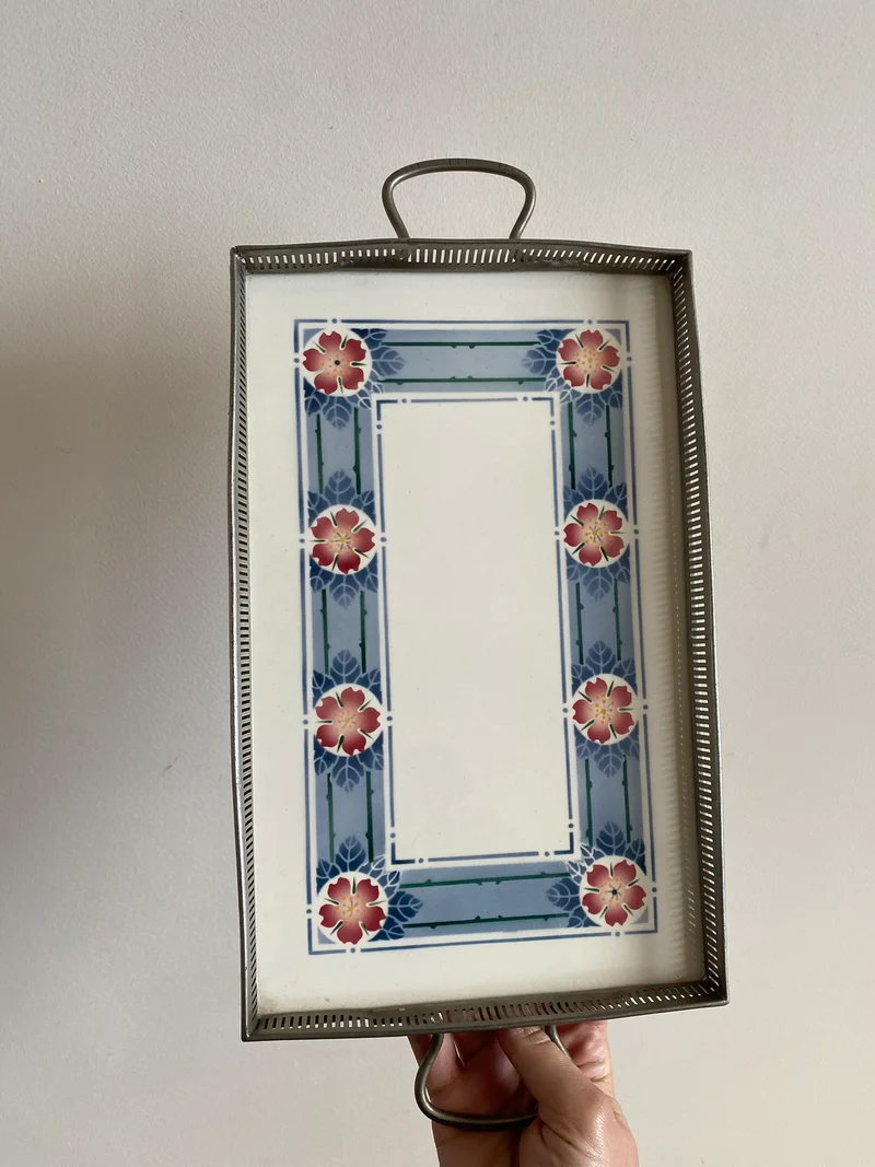 Plateau porcelaine 1920