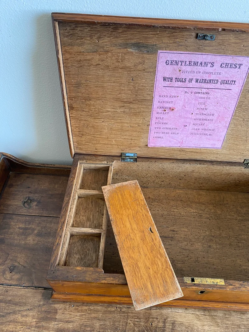 Caisse à outils Anglaise début XX ème