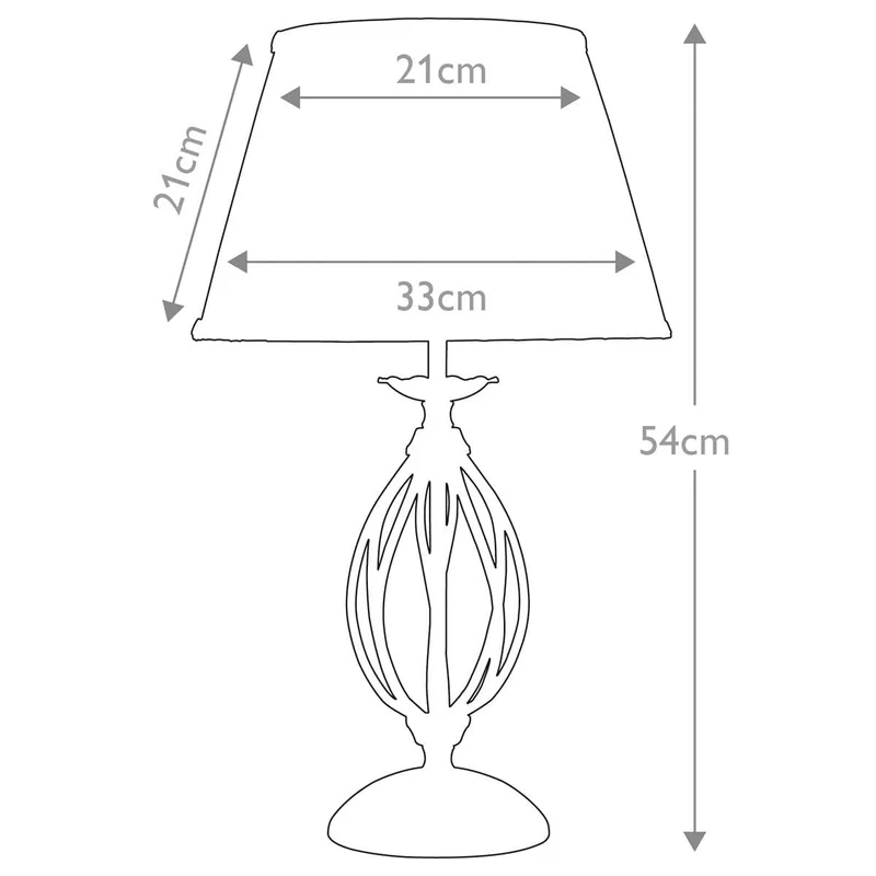 Lampe de table Artisan 1 lumière - Noir