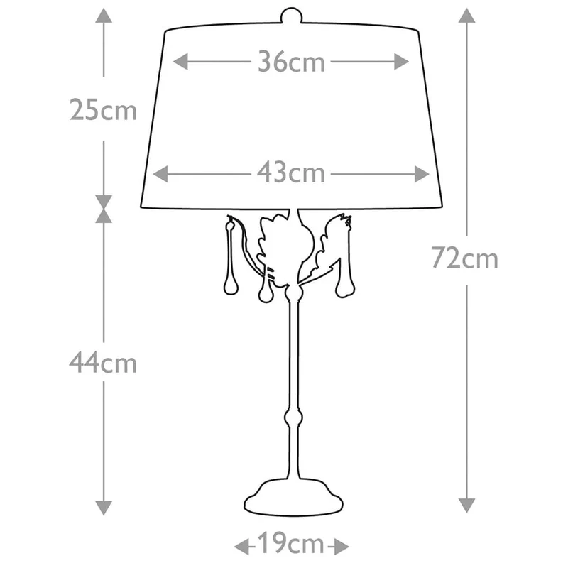 Amarilli Lampe à poser 1 Lumière