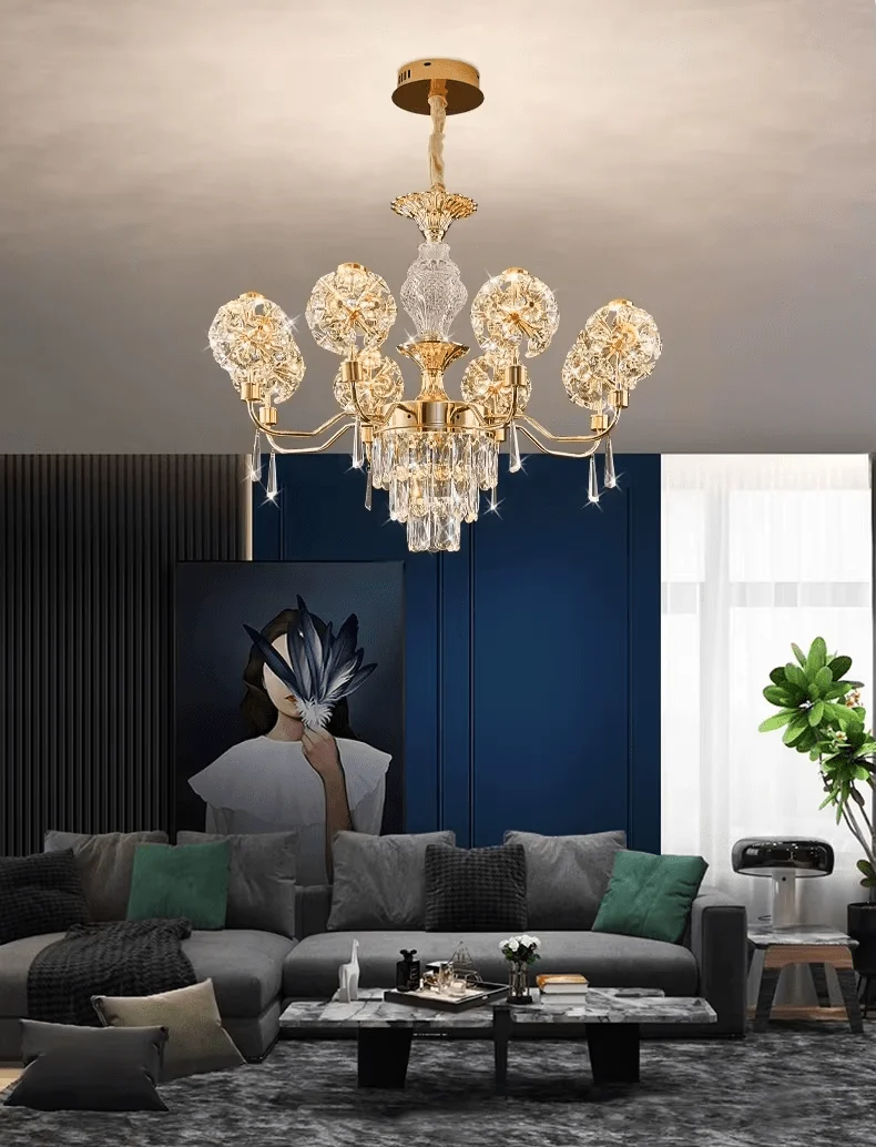 Lustre Chandelier Cristal