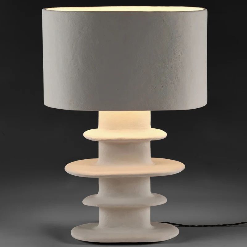 Serax Papier Maché Geometrical Earth Table Lamp - Second Chance