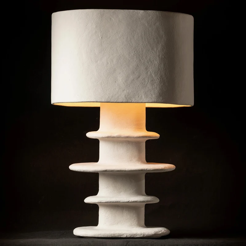 Serax Papier Maché Geometrical Earth Table Lamp - Second Chance