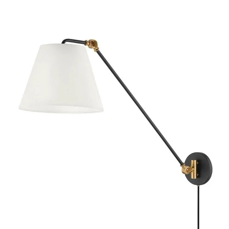 Badass One Light Plug In Wall Sconce That Totally Elevates Interiors Straight Up Crafted For Bedrooms And Hallways Durable 27 Inch Height By 12 Inch Width Modern Lighting