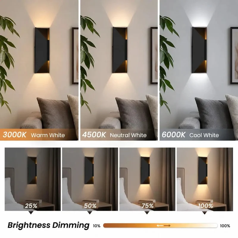 Cordless Wireless Wall Sconces Set Of Two Rechargeable Battery Wall Lights Zero Hassle Wiring Rental Ready Modern Design Smooth Rollout Warm Glow Perfect For Apartments Bedrooms Hallways And Everyday Spaces