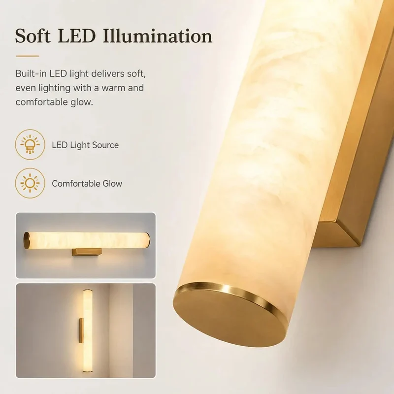 Level Up Your Space With This Fire Modern Wall Sconce Boasting A Striking Resin Shade And Polished Brass Gold Metal Base. Enjoy Three Color Changing LED Settings For That Perfect Vibe. Hardwired Fixture Fits Bedroom, Living Room, Hallway, Staircase.