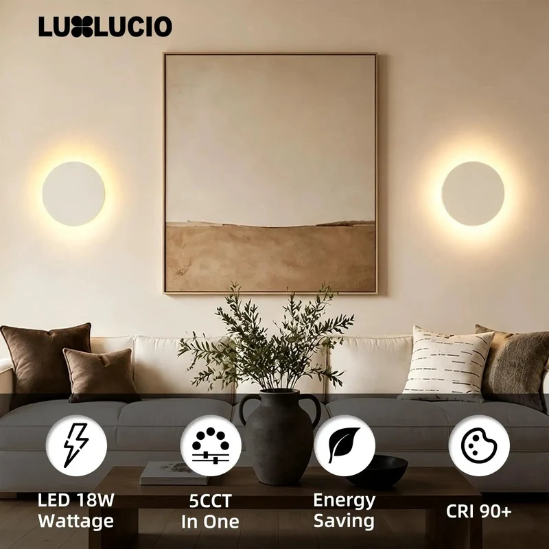 Top Tier Led Wall Sconce With Nifty Side Toggle For Swapping Between Buttery Warm And Bright Cool Tones Clean 9 Inch Backlit Frame Easy Hardwired Hook Up For Modern Lofts And Chill Bedrooms