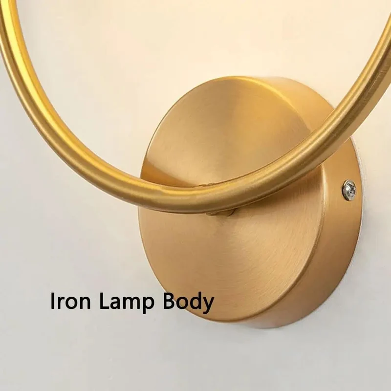 Top Tier Modern Circular Wall Sconce With Slick Iron Body And Frosted Glass Globe Delivers Killer Three Color Modes For Straight Up Premium Indoor Lighting Setup In Bedroom Or Hallway Spaces