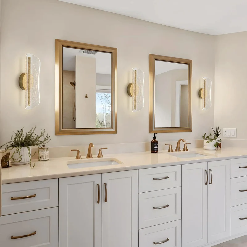 Modern Gold Wall Sconces Featuring Clean Brushed Titanium Lines And Glitter Shimmer Rechargeable Battery Operated Lighting For Dry Rooms Flat Out Stunning Upgrading Your Home Decor Vibe