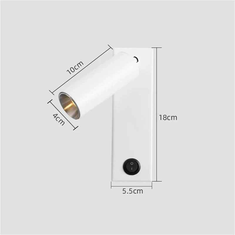 Modern Rotate Cylinder Wall Sconce With Straight Up Flexible Pivot Design Solid Wall Mount Reading Light That Hits Different In Bedrooms And Living Rooms And Slays Your Spaces With Smooth Directed Glow