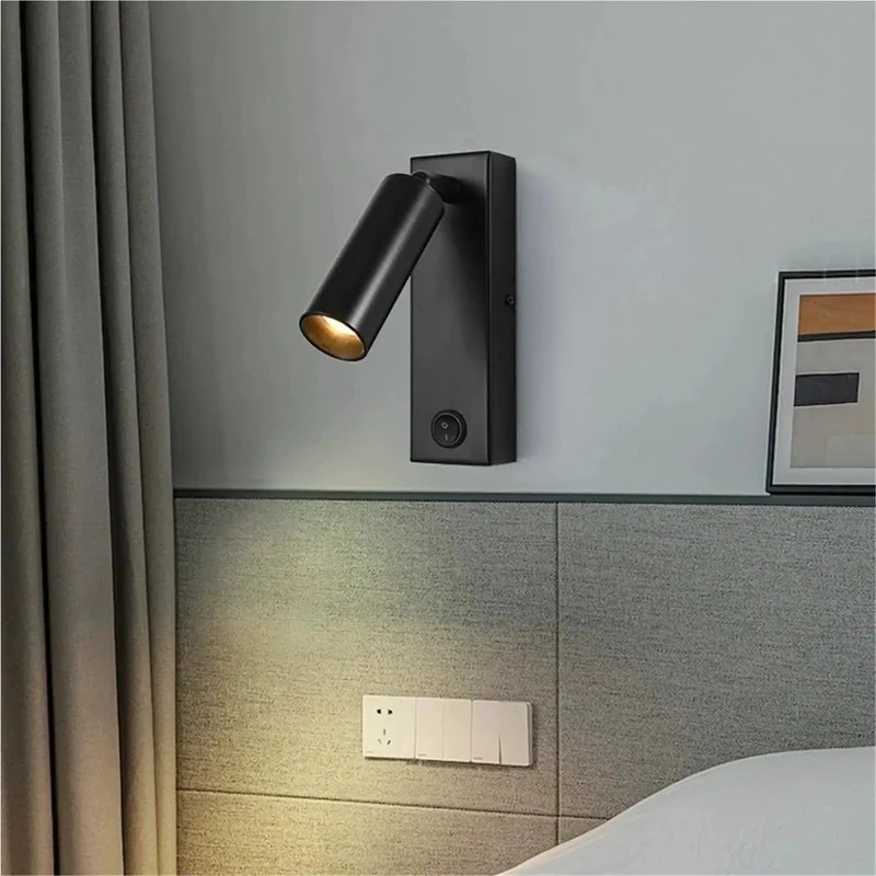 Modern Rotate Cylinder Wall Sconce With Straight Up Flexible Pivot Design Solid Wall Mount Reading Light That Hits Different In Bedrooms And Living Rooms And Slays Your Spaces With Smooth Directed Glow