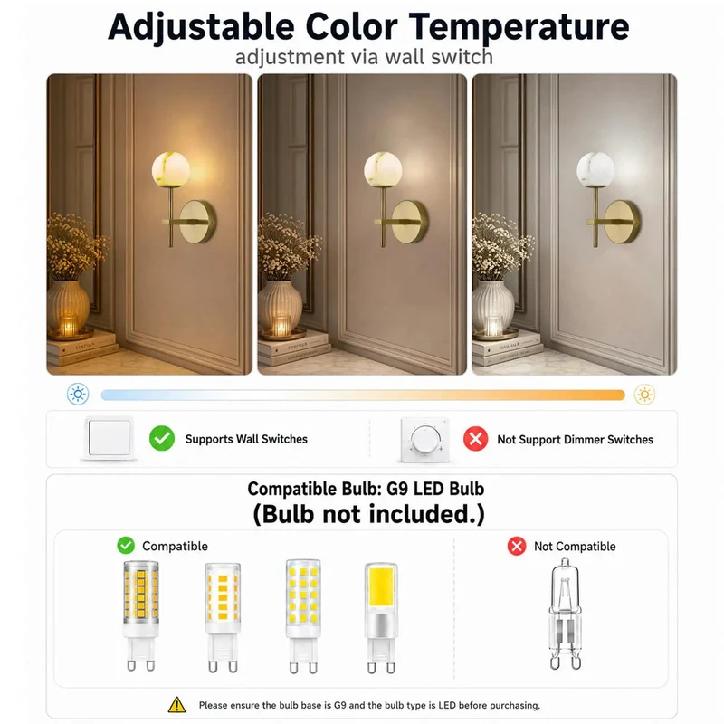 Set Of Two Straight Up Premium Alabaster Wall Sconces With 10 Inch Natural Marble Globe Light For Bathroom Vanity And Bedroom Featuring Hardwired Ball Lamps Dropping Major Style And A Legit Warm Vibe For Stairs And Hallways