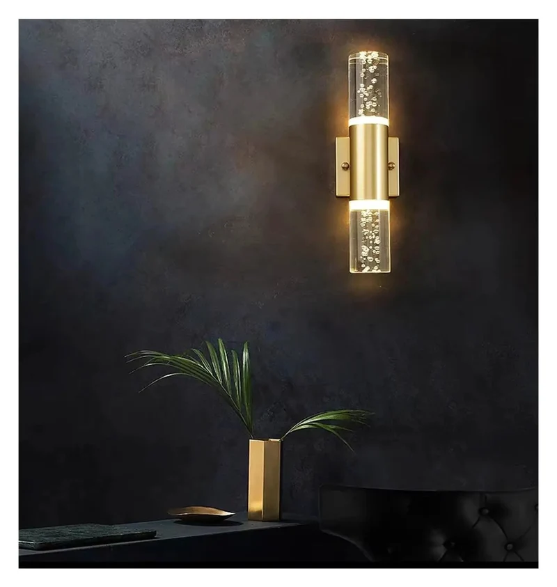 Glow Up Your Walls With These Dope Modern Bubble Crystal Sconces Featuring Soft Led Lights Available In Sleek Silver Or Gold Styles Adds Serious Wow Factor To Bathrooms Living Rooms And Bedrooms For A Fresh Look