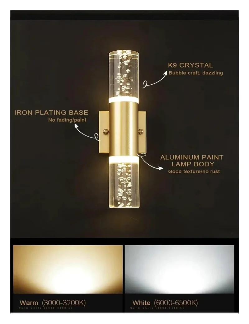 Glow Up Your Walls With These Dope Modern Bubble Crystal Sconces Featuring Soft Led Lights Available In Sleek Silver Or Gold Styles Adds Serious Wow Factor To Bathrooms Living Rooms And Bedrooms For A Fresh Look