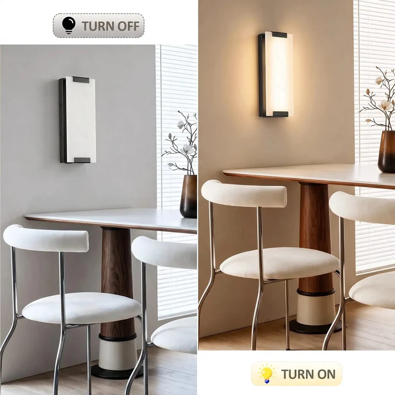 Slick Black Led Wall Sconce Delivers Smooth Three Way Dimming Control And Sweet Five Cct Color Selection For Solid Indoor Illumination And Nifty Home Glow Enhancements With Hardwired Design Makes It A Knockout Choice