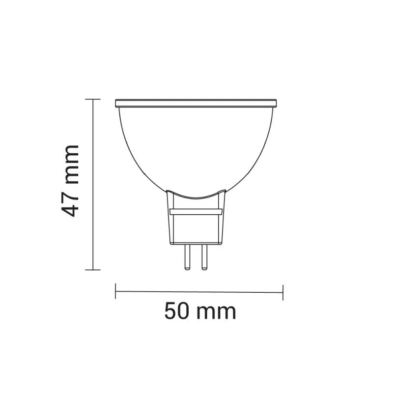 Ampoule LED GU5.3 / MR16 12V 7W 110°