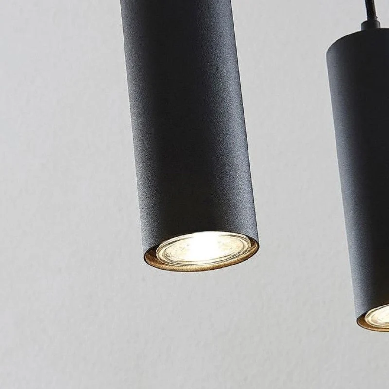 Luminaire Suspendu GU10 IP20 60cm NOIR