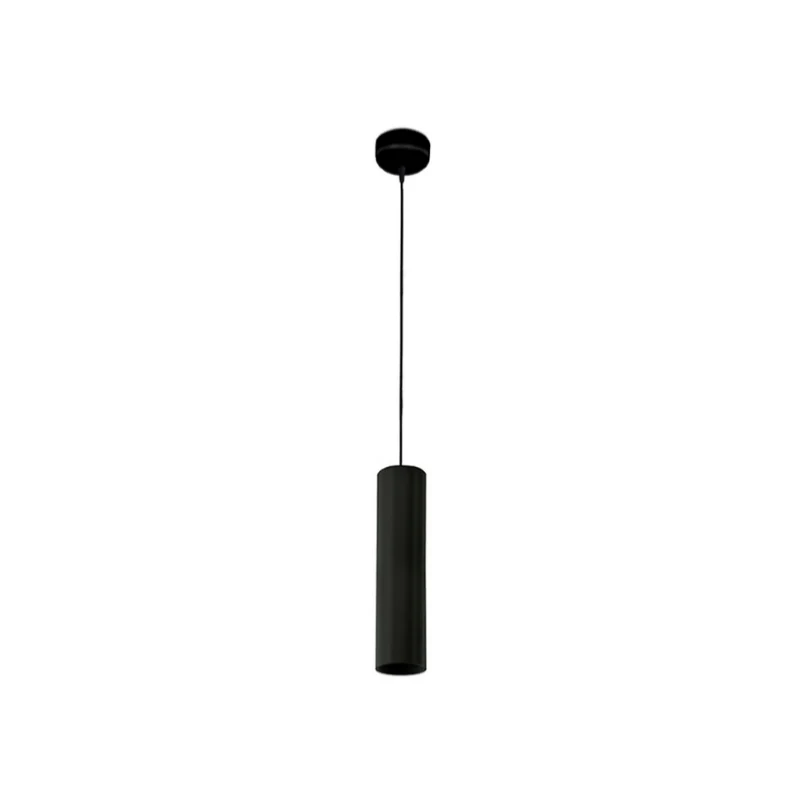 Luminaire Suspendu GU10 IP20 30cm NOIR