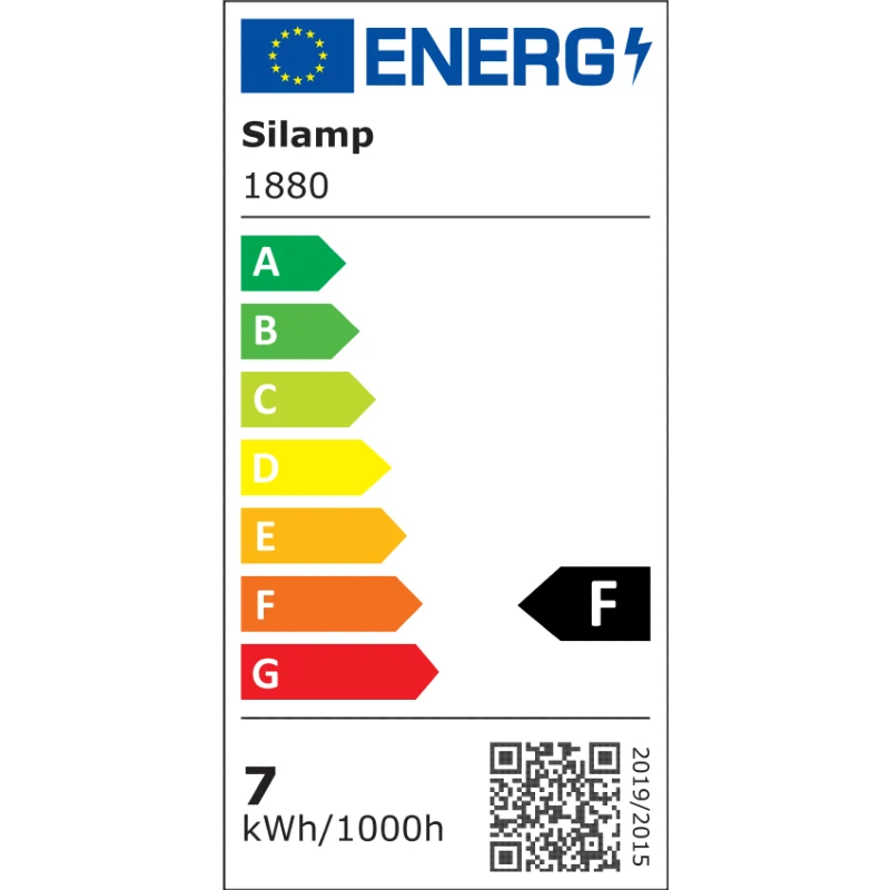 Ampoule LED E27 Filament 7W A60 Reflet Argent