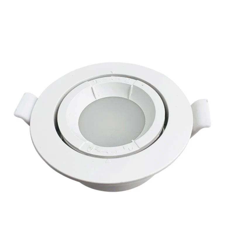 Pack de 10 - Support Spot Encastrable GU10 LED Orientable Rond BLANC