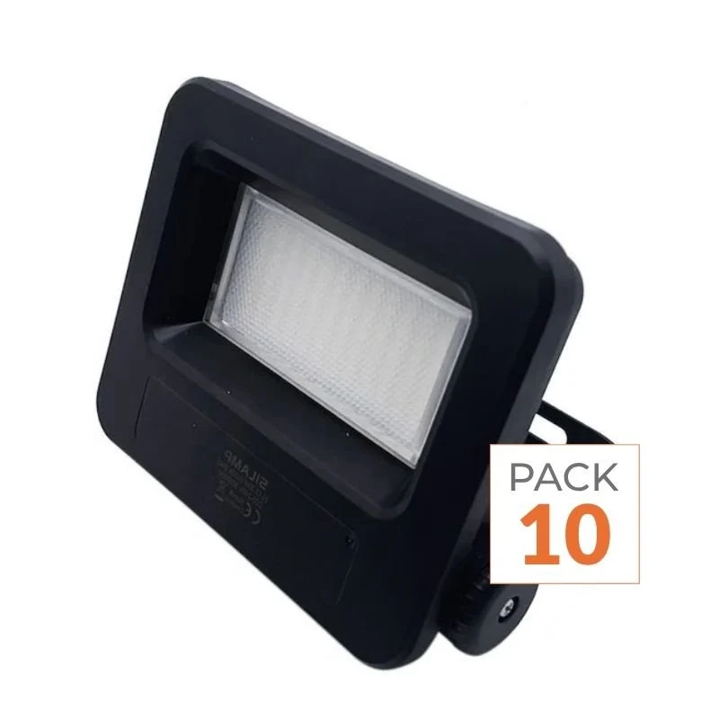 Pack de 10 - Projecteurs LED Extérieur 30W IP65 NOIR