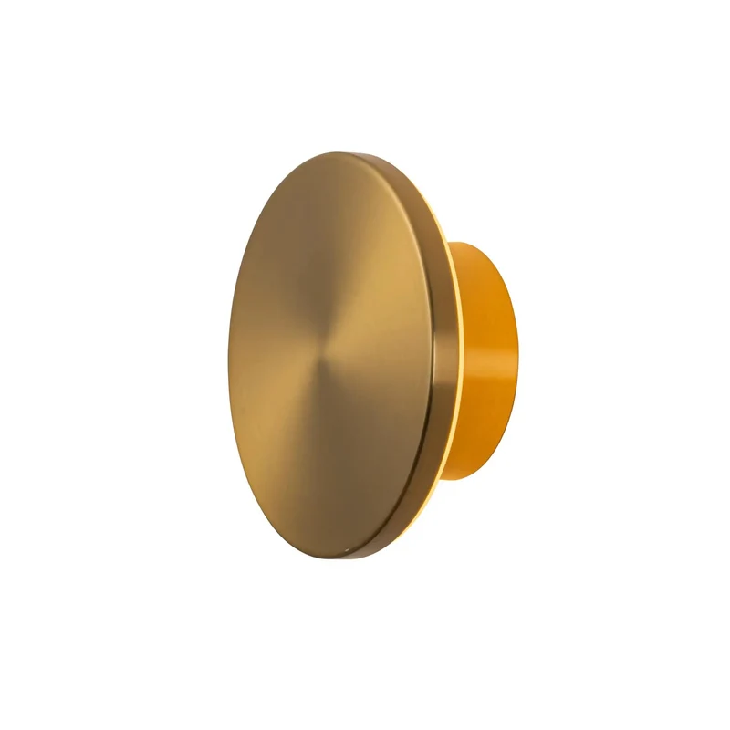 Swanky 6.7 Inch Rechargeable Led Wall Sconce Featuring A Snazzy Brushed Brass Finish Wireless Battery Operated Compact Accent Light For Modern Homes With Top Shelf Durability And Energy Saving Performance