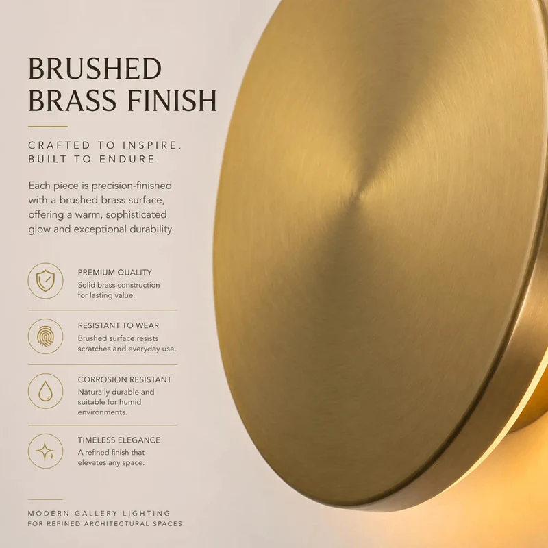 Swanky 6.7 Inch Rechargeable Led Wall Sconce Featuring A Snazzy Brushed Brass Finish Wireless Battery Operated Compact Accent Light For Modern Homes With Top Shelf Durability And Energy Saving Performance