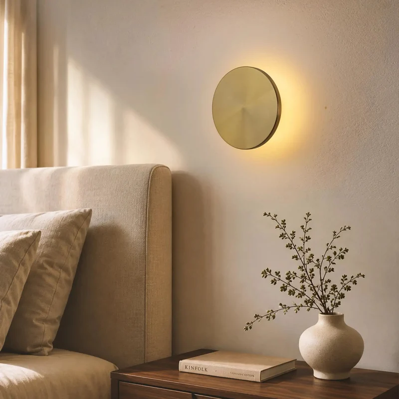 Swanky 6.7 Inch Rechargeable Led Wall Sconce Featuring A Snazzy Brushed Brass Finish Wireless Battery Operated Compact Accent Light For Modern Homes With Top Shelf Durability And Energy Saving Performance
