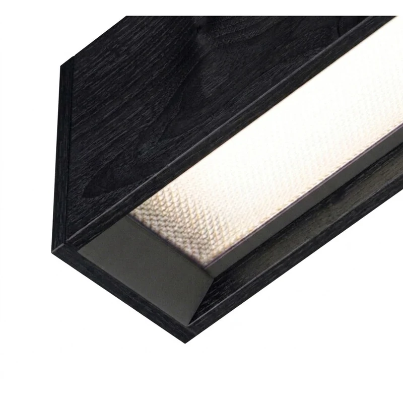 Tunto L 60 - 1720 mm - Black / Gold Pendant
