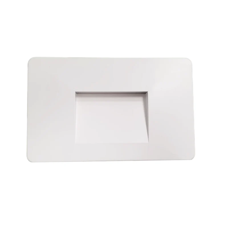 Balise LED saillie 3W 220V 120° Blanche IP44 pour Escalier
