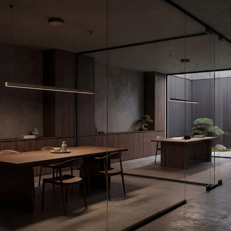 Tunto L 60 - 1160 mm - Walnut Pendant