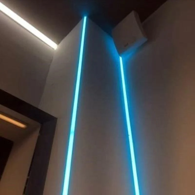 Profilé Aluminium encastré angulaire 1m pour Ruban LED Couvercle Blanc Opaque