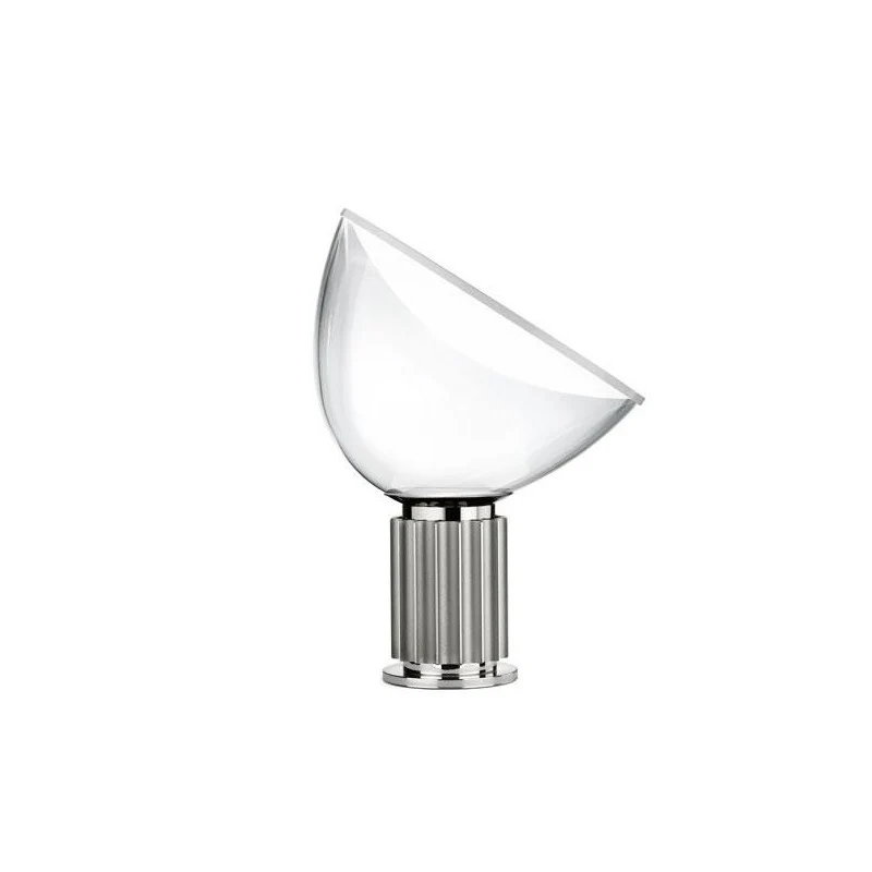 Flos Taccia Table Lamp (Taccia / Small / Anodized silver) - Second Chance