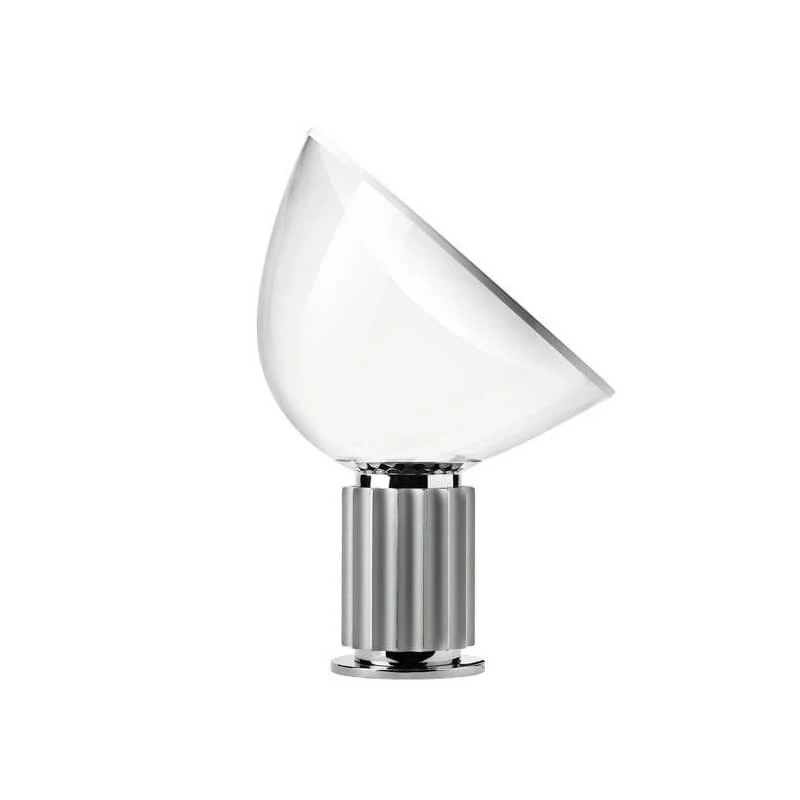 Flos Taccia Table Lamp (Taccia / Small / Anodized silver) - Second Chance