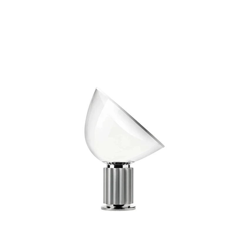 Flos Taccia Table Lamp (Taccia / Small / Anodized silver) - Second Chance