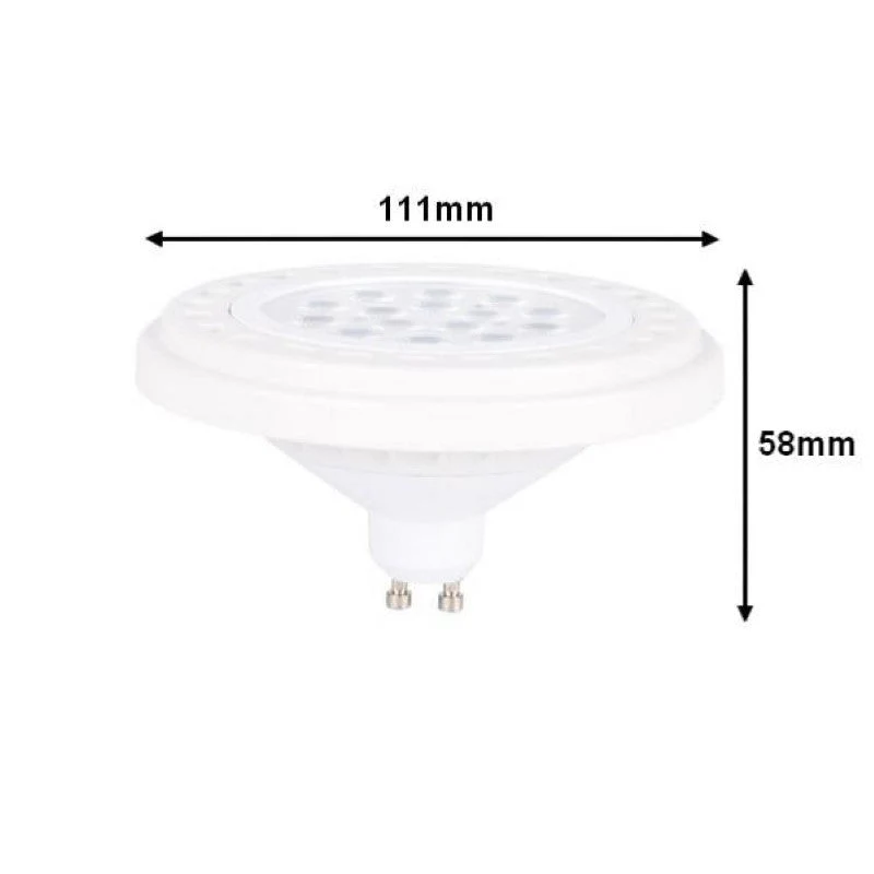 Ampoule LED GU10 AR111 15W 30°