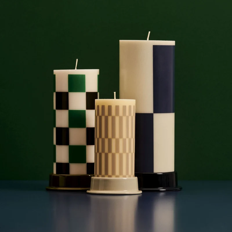 Hay Column Candleholder