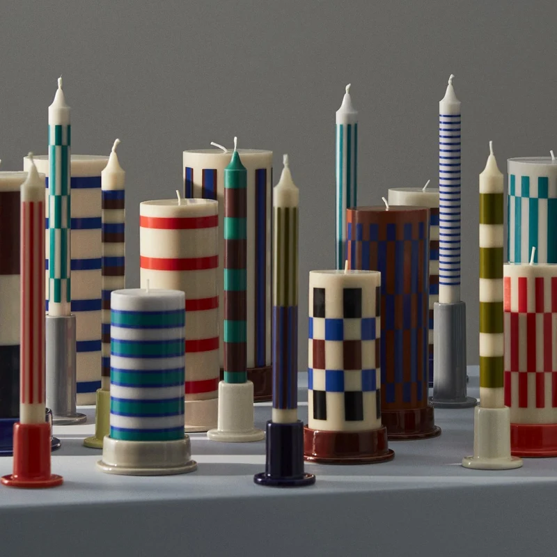 Hay Column Candleholder