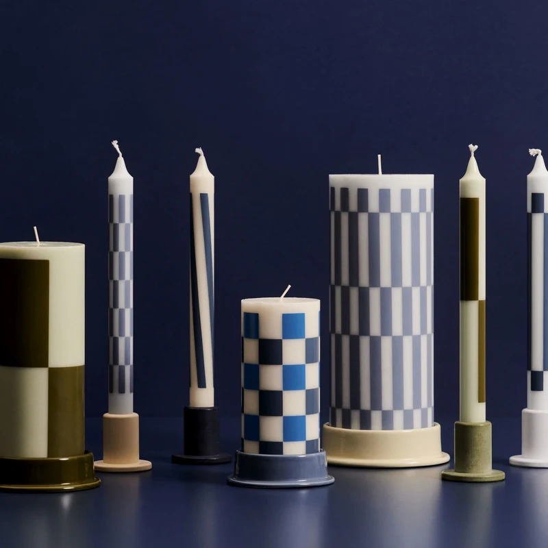 Hay Column Candleholder