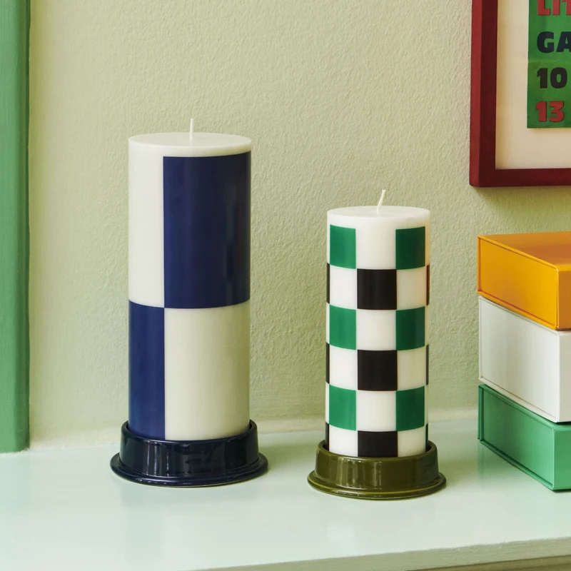 Hay Column Candle