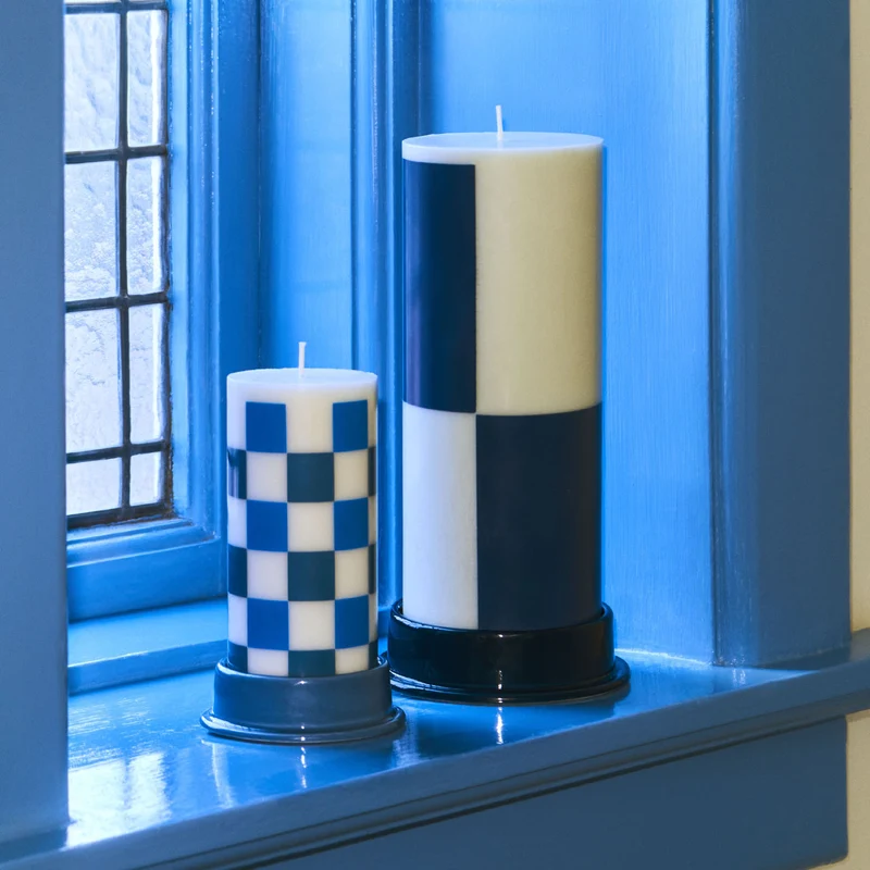 Hay Column Candle